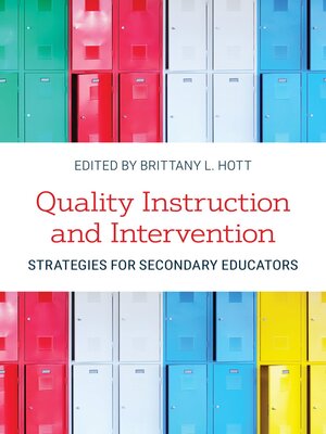 cover image of Quality Instruction and Intervention Strategies for Secondary Educators